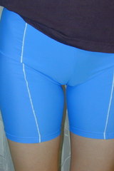 Slim silky girl's hot spandex camel toes